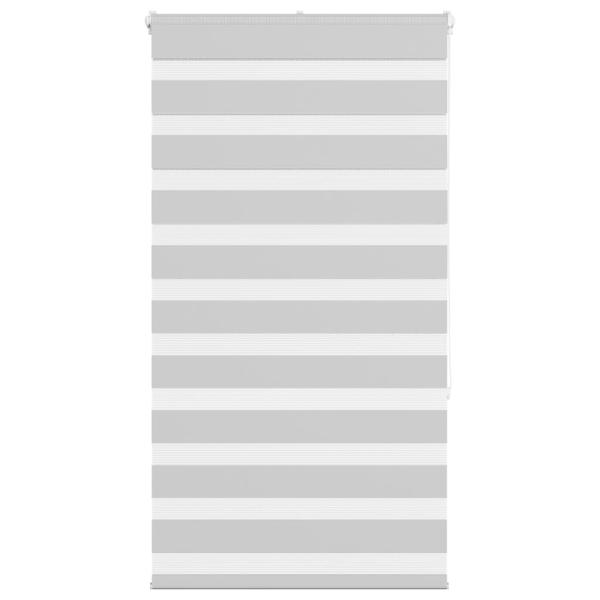 ARDEBO.de - Zebrarollo Hellgrau 80x150 cm Stoffbreite 75,9 cm Polyester