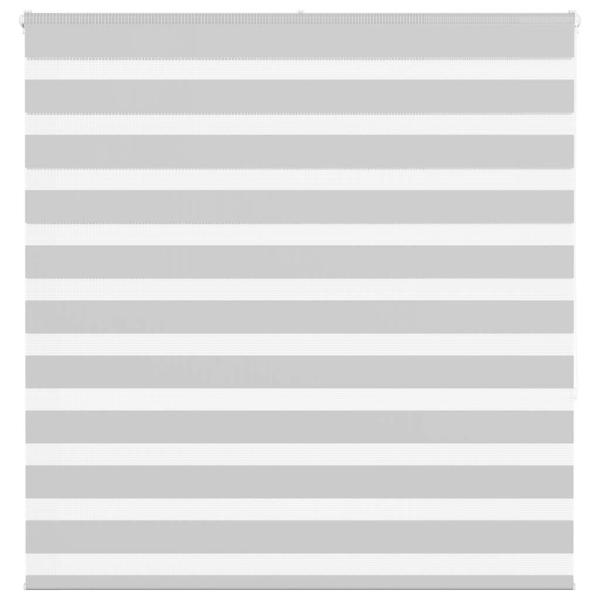 ARDEBO.de - Zebrarollo Hellgrau 150x150 cm Stoffbreite 145,9 cm Polyester