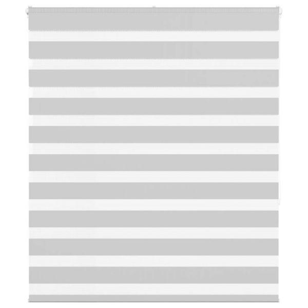ARDEBO.de - Zebrarollo Hellgrau 120x150 cm Stoffbreite 115,9 cm Polyester