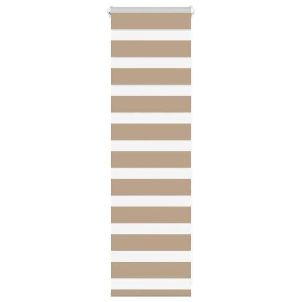 ARDEBO.de - Zebrarollo Sandbraun 40x100 cm Stoffbreite 35,9 cm Polyester
