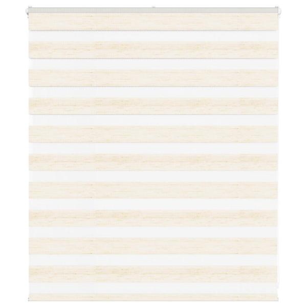 ARDEBO.de - Zebrarollo Marmorbeige 130x100cm Stoffbreite 125,9 cm Polyester