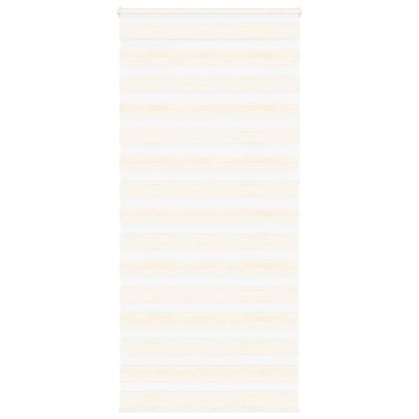 ARDEBO.de - Zebrarollo Marmorbeige 100x230 cm Stoffbreite 95,9 cm Polyester