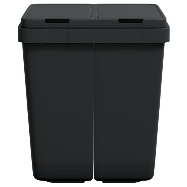 Duo Mülleimer Anthrazit 2x25 L