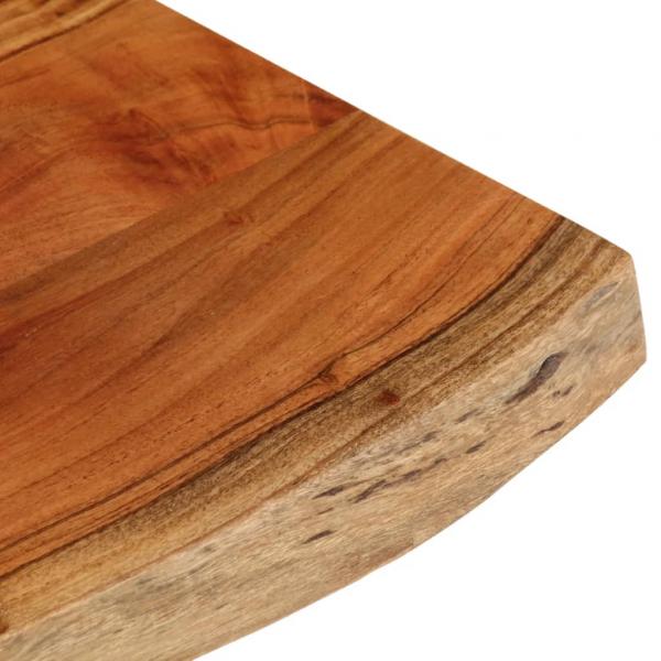 Tischplatte 50x40x3,8 cm Rechteckig Massivholz Akazie Baumkante