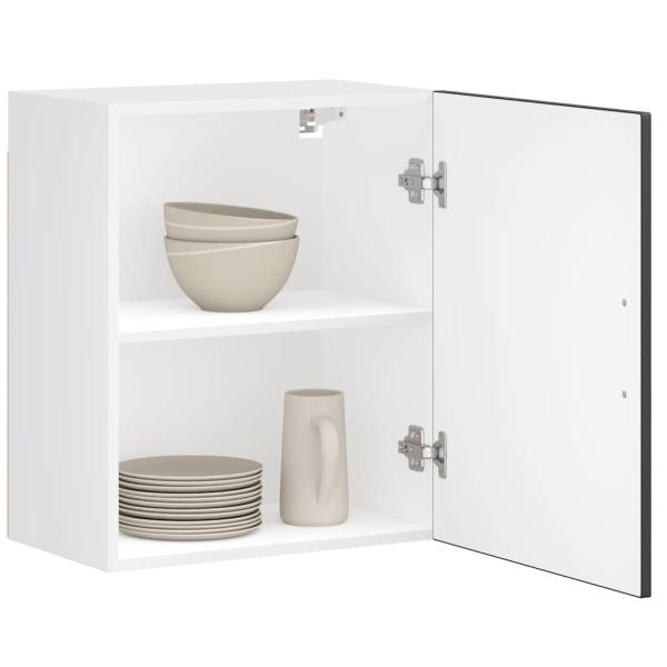 ARDEBO.de - Küchen-Hängeschrank Porto Schwarz Holzwerkstoff