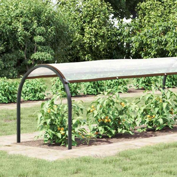 ARDEBO.de - Transparente Plane mit Ösen 1x12 m Polyethylen