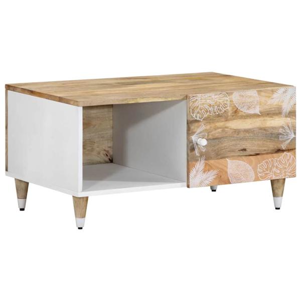 ARDEBO.de - Couchtisch 80x50x40 cm Massivholz Mango