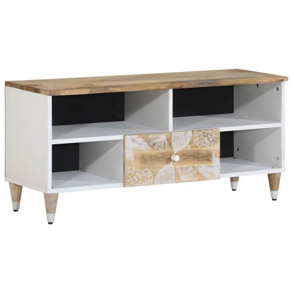 ARDEBO.de - TV-Schrank 100x33,5x46 cm Massivholz Mango