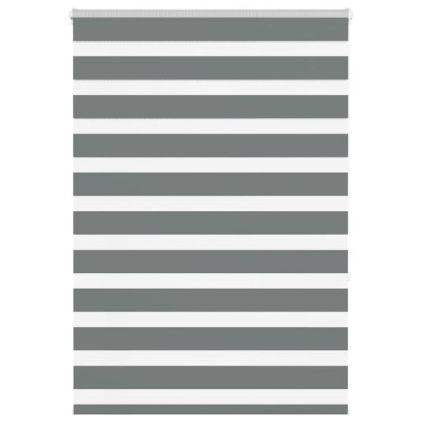 ARDEBO.de - Zebrarollo Dunkelgrau 110x150 cm Stoffbreite 105,9 cm Polyester