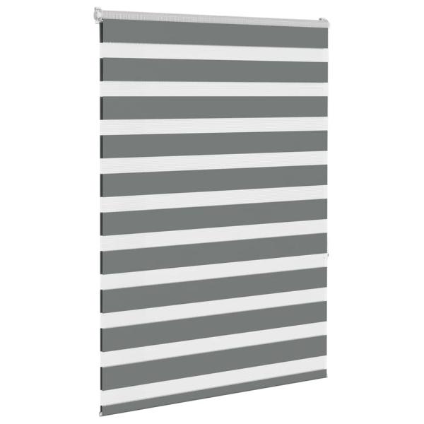 Zebrarollo Dunkelgrau 110x150 cm Stoffbreite 105,9 cm Polyester