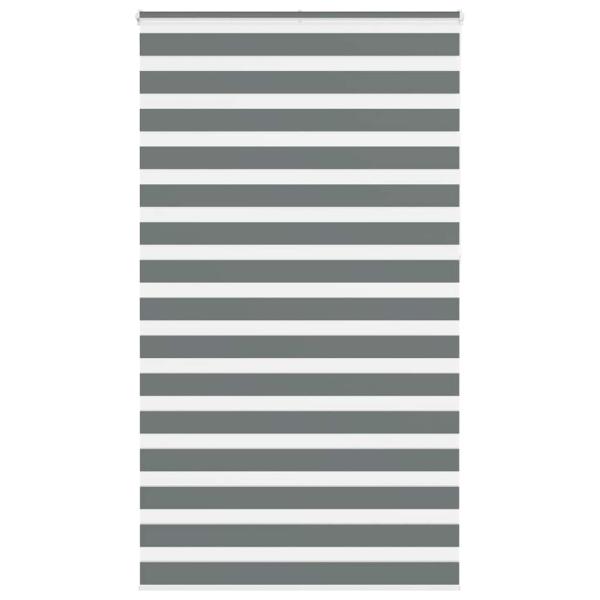 ARDEBO.de - Zebrarollo Dunkelgrau 135x230 cm Stoffbreite 130,9 cm Polyester