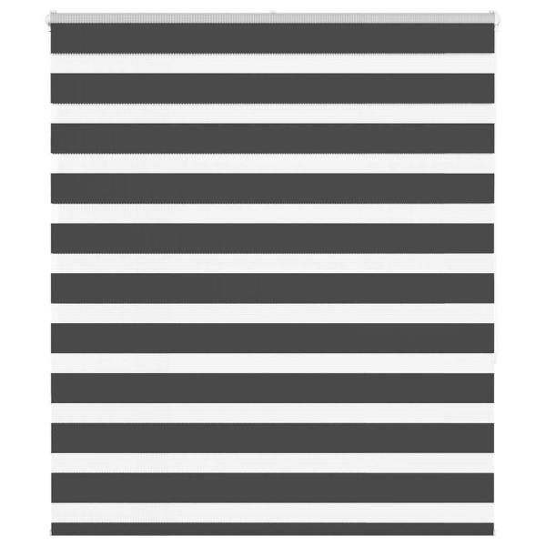 ARDEBO.de - Zebrarollo Schwarz 135x150 cm Stoffbreite 130,9 cm Polyester