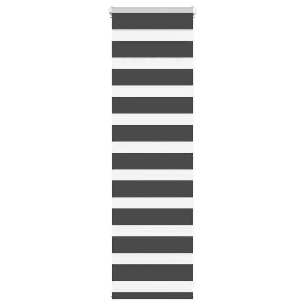 ARDEBO.de - Zebrarollo Schwarz 50x100 cm Stoffbreite 45,9 cm Polyester