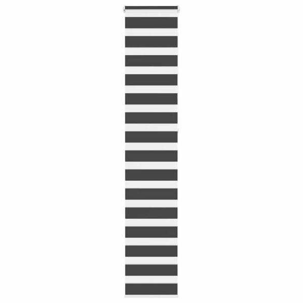 ARDEBO.de - Zebrarollo Schwarz 40x230 cm Stoffbreite 35,9 cm Polyester