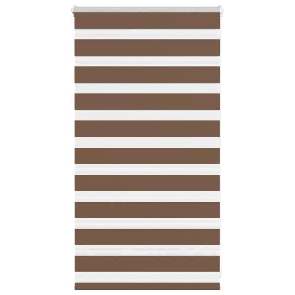 ARDEBO.de - Zebrarollo Braun 90x100 cm Stoffbreite 85,9 cm Polyester
