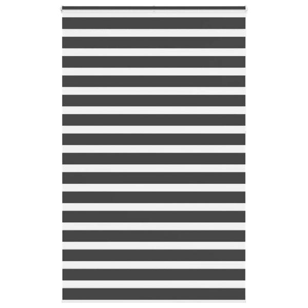 ARDEBO.de - Zebrarollo Schwarz 145x230 cm Stoffbreite 140,9 cm Polyester