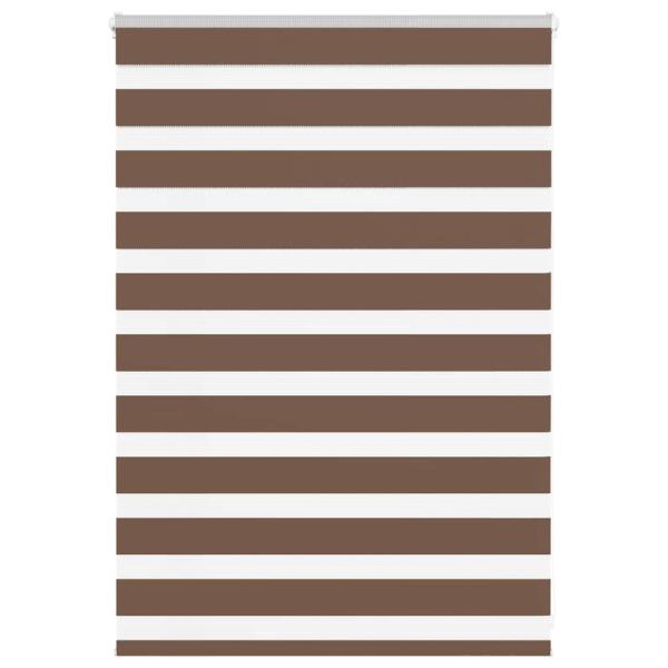 Doppelrollo Braun 100x100 cm Stoffbreite 95,9 cm Polyester