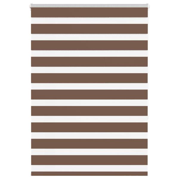 ARDEBO.de - Zebrarollo Braun 100x150 cm Stoffbreite 95,9 cm Polyester