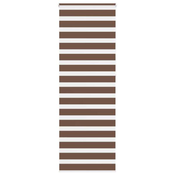 Doppelrollo Braun 80x230 cm Stoffbreite 75,9 cm Polyester