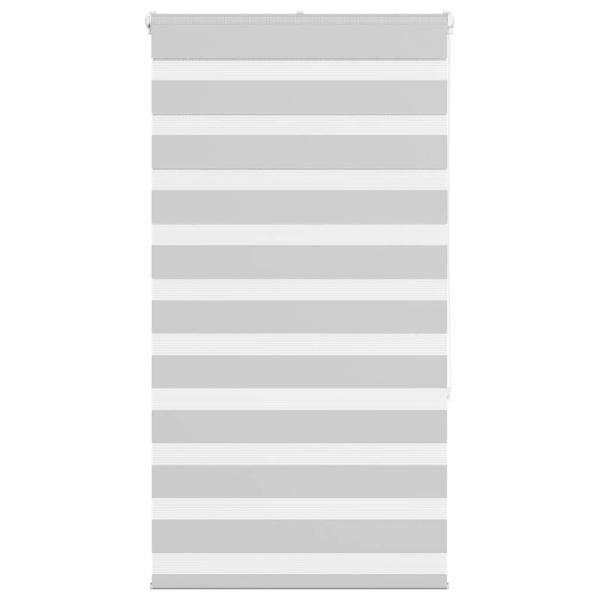 ARDEBO.de - Zebrarollo Hellgrau 90x150 cm Stoffbreite 85,9 cm Polyester