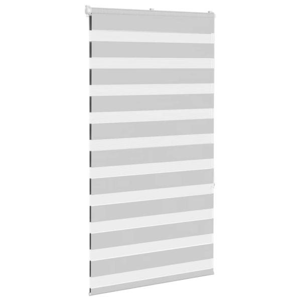 Zebrarollo Hellgrau 90x150 cm Stoffbreite 85,9 cm Polyester