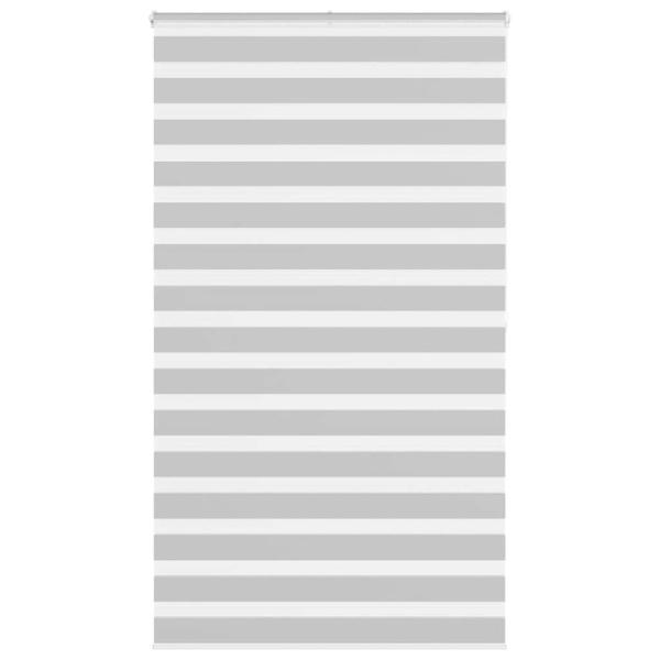 ARDEBO.de - Zebrarollo Hellgrau 125x200 cm Stoffbreite 120,9 cm Polyester