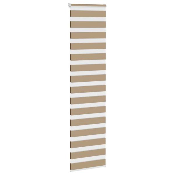 Zebrarollo Sandbraun 60x200 cm Stoffbreite 55,9 cm Polyester