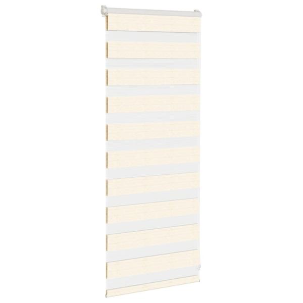ARDEBO.de - Zebrarollo Marmorbeige 55x100 cm Stoffbreite 50,9 cm Polyester