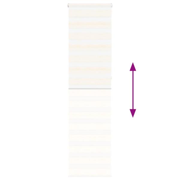 Zebrarollo Marmorbeige 65x230 cm Stoffbreite 60,9 cm Polyester