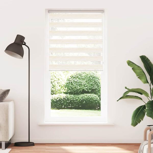 ARDEBO.de - Zebrarollo Marmorbeige 115x200cm Stoffbreite 110,9 cm Polyester