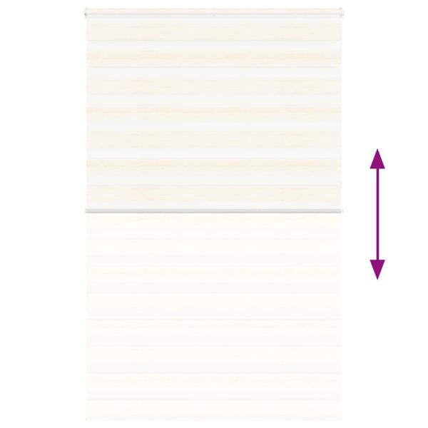 Zebrarollo Marmorbeige 150x230cm Stoffbreite 145,9 cm Polyester