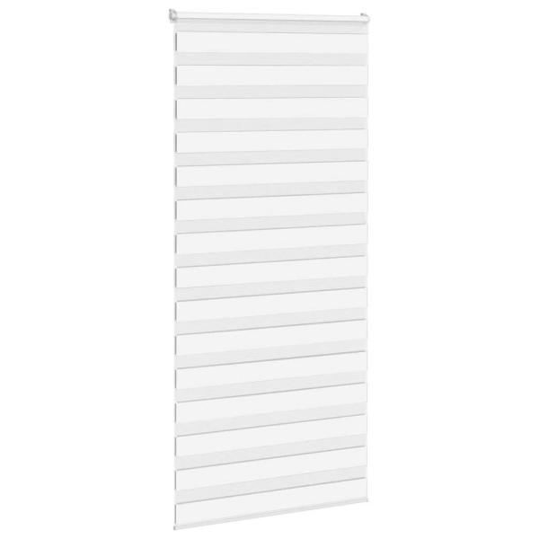 Zebrarollo Weiß 100x200 cm Stoffbreite 95,9 cm Polyester