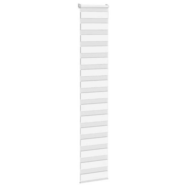 Zebrarollo Weiß 40x200 cm Stoffbreite 35,9 cm Polyester