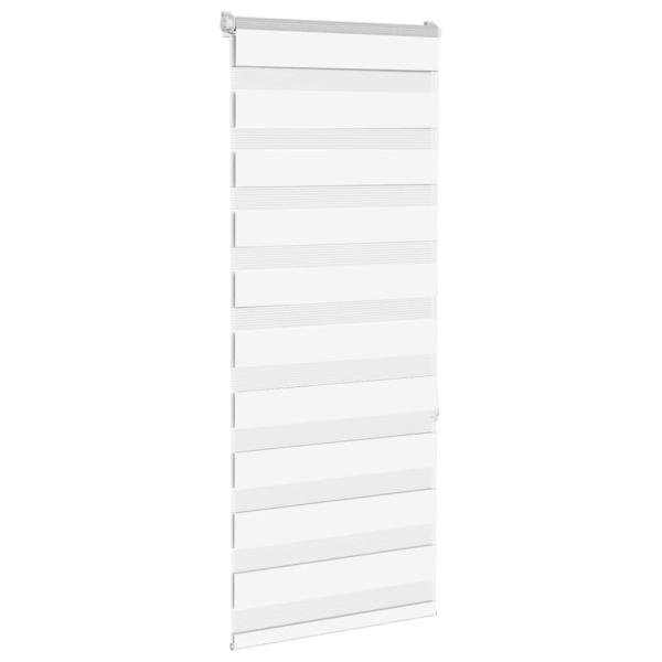 Zebrarollo Weiß 65x150 cm Stoffbreite 60,9 cm Polyester