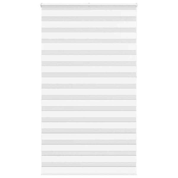 ARDEBO.de - Zebrarollo Weiß 120x230 cm Stoffbreite 115,9 cm Polyester
