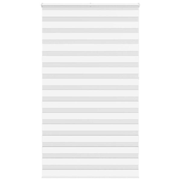 ARDEBO.de - Zebrarollo Weiß 130x230 cm Stoffbreite 125,9 cm Polyester