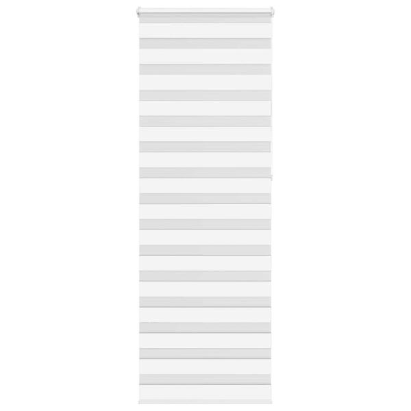 ARDEBO.de - Zebrarollo Weiß 90x230 cm Stoffbreite 85,9 cm Polyester