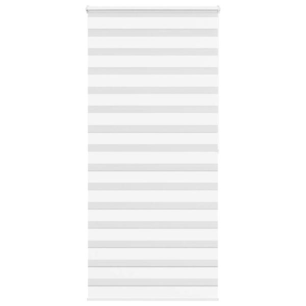 ARDEBO.de - Zebrarollo Weiß 115x200 cm Stoffbreite 110,9 cm Polyester