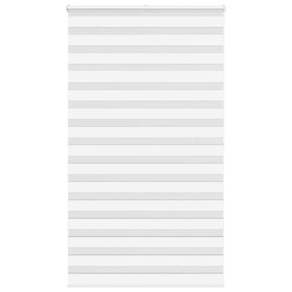 ARDEBO.de - Zebrarollo Weiß 125x200 cm Stoffbreite 120,9 cm Polyester