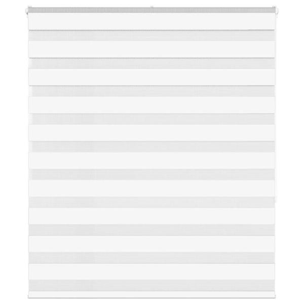 ARDEBO.de - Zebrarollo Weiß 120x150 cm Stoffbreite 115,9 cm Polyester
