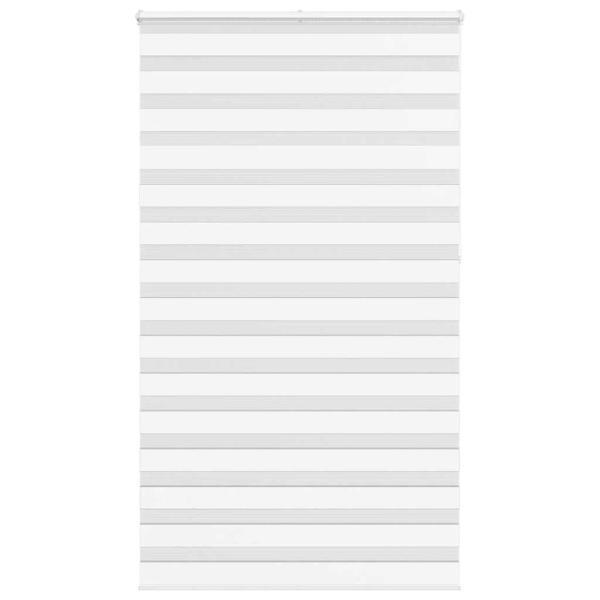 ARDEBO.de - Zebrarollo Weiß 135x230 cm Stoffbreite 130,9 cm Polyester