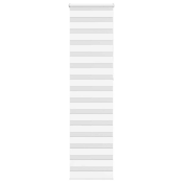 ARDEBO.de - Zebrarollo Weiß 65x230 cm Stoffbreite 60,9 cm Polyester