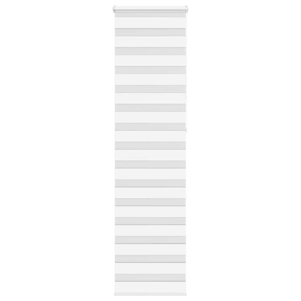 ARDEBO.de - Zebrarollo Weiß 60x230 cm Stoffbreite 55,9 cm Polyester