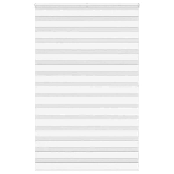 ARDEBO.de - Zebrarollo Weiß 145x200 cm Stoffbreite 140,9 cm Polyester