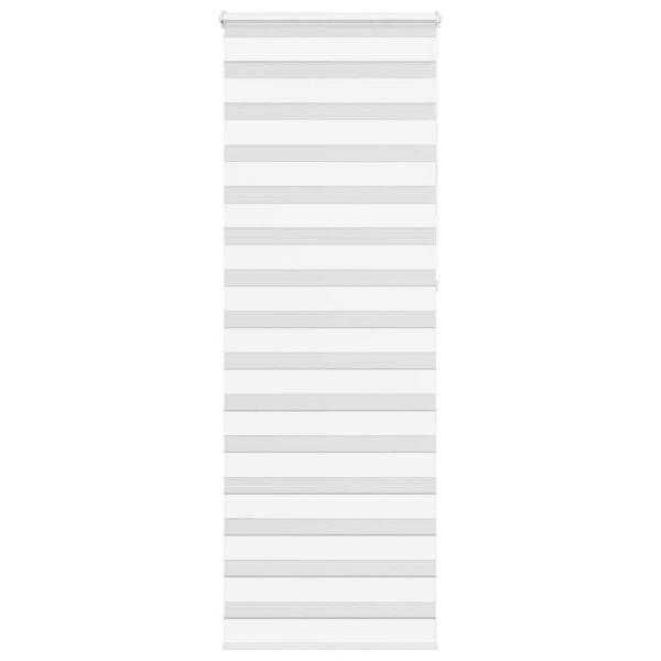 ARDEBO.de - Zebrarollo Weiß 75x230 cm Stoffbreite 70,9 cm Polyester