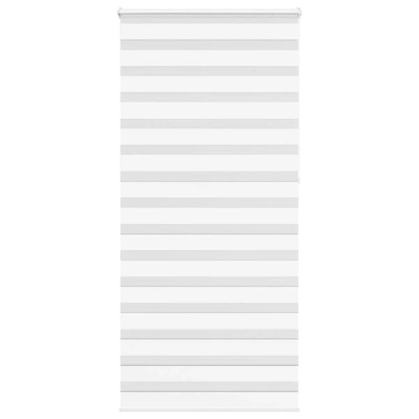 ARDEBO.de - Zebrarollo Weiß 110x230 cm Stoffbreite 105,9 cm Polyester
