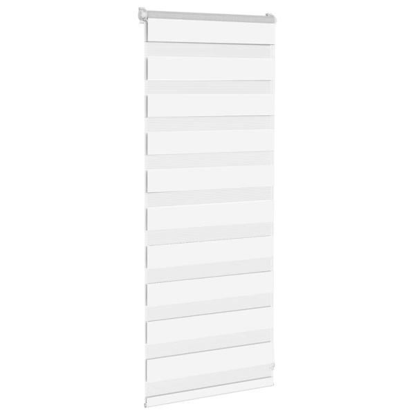 Zebrarollo Weiß 60x100 cm Stoffbreite 55,9 cm Polyester