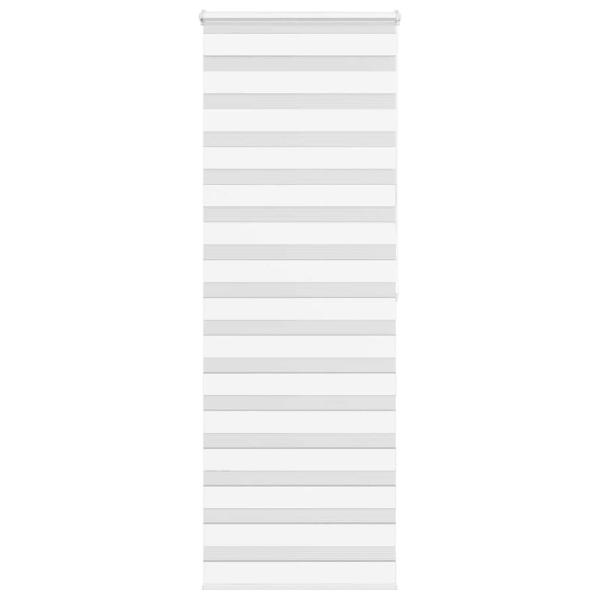 ARDEBO.de - Zebrarollo Weiß 80x200 cm Stoffbreite 75,9 cm Polyester