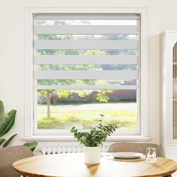 Zebrarollo Weiß 105x150 cm Stoffbreite 100,9 cm Polyester