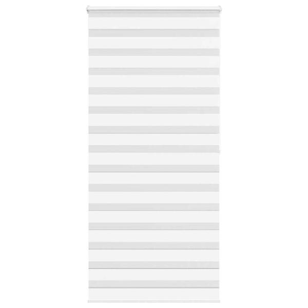 ARDEBO.de - Zebrarollo Weiß 105x200 cm Stoffbreite 100,9 cm Polyester